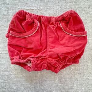 Baby Boden Pink Corduroy Bloomer Shorts VGUC 3-6mo